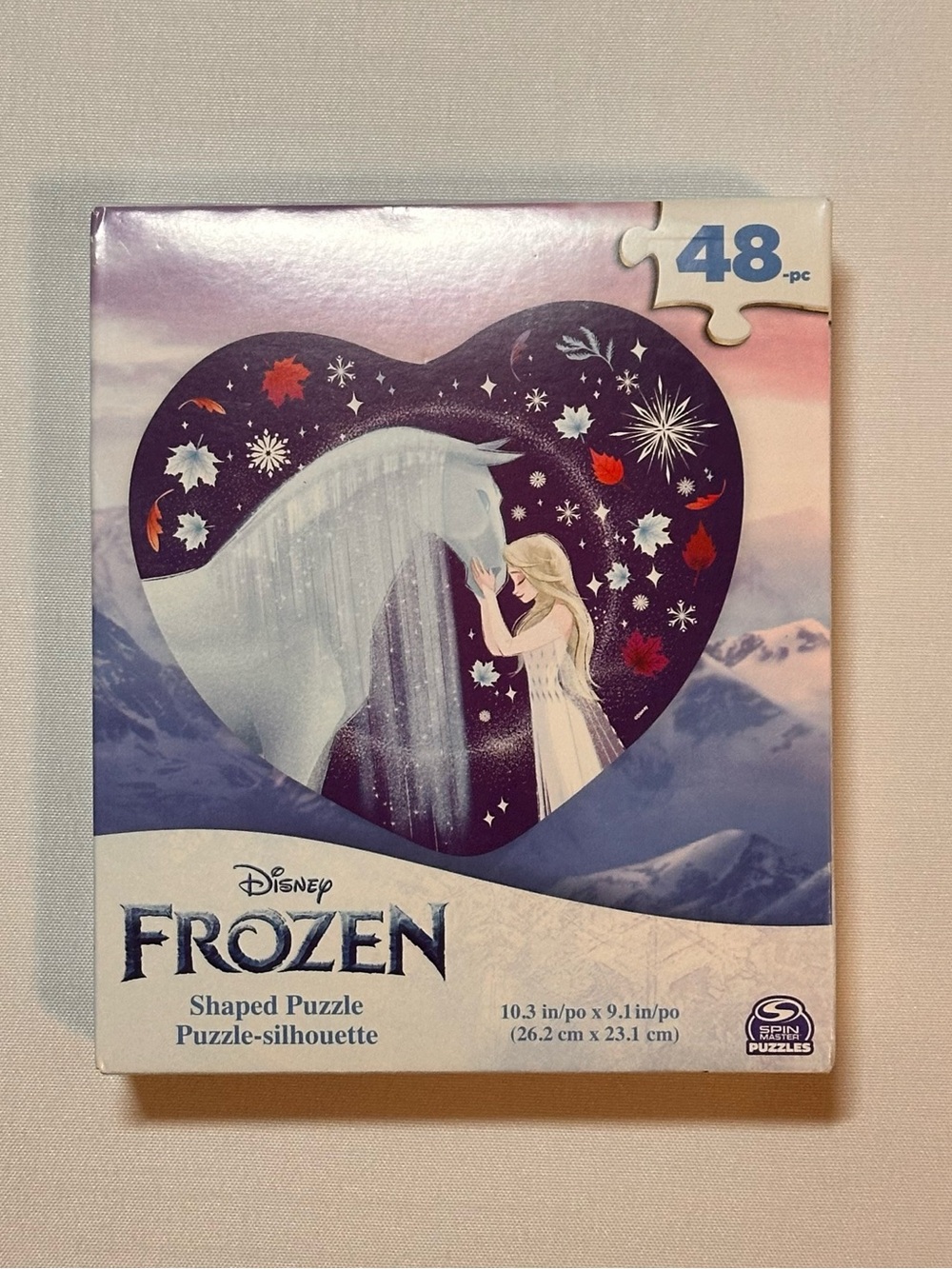 Disney Frozen Heart-Shaped Kid’s Puzzle - 48 Pieces